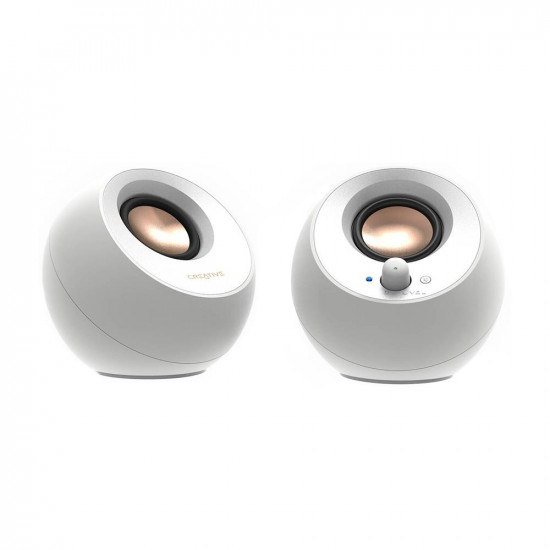 SPEAKERS CREATIVE PEBBLE V3 USB 2.0 WHT 51MF1700AA002