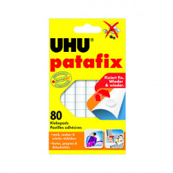 Patafix Glue Pads UHU Λευκό (80) (42620-5) (UHUPATAFIX)