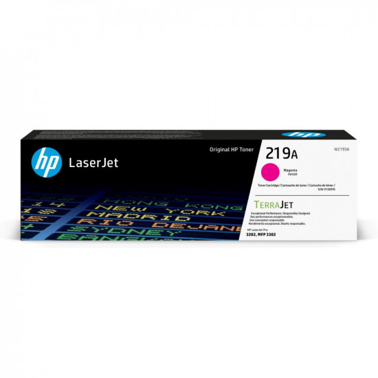 HP 219A Magenta LaserJet Toner Cartridge (W2193A) (HPW2193A)