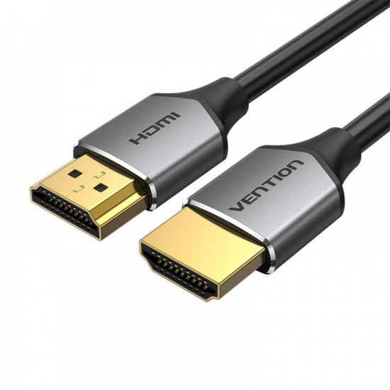 VENTION Ultra Thin HDMI Male to Male Cable 1.5M Gray Aluminum Alloy Type (ALEHG) (VENALEHG)