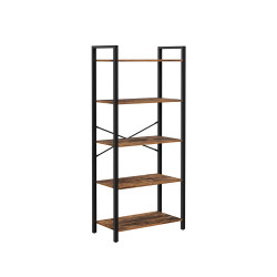Vasagle Μεταλλική Βιβλιοθήκη με 5 Ράφια 66 x 30 x 153 cm  (LLS061B01) (VASLLS061B01)