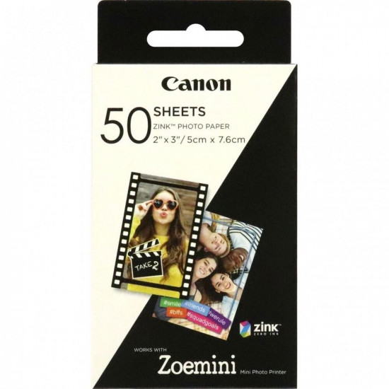 Canon Zink Photo paper 5x7.5 (50 sheets) (3215C002) (CAN-ZINK50)