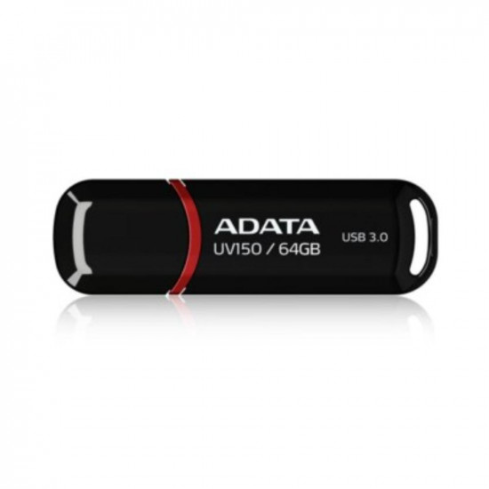 Adata 64GB DashDrive UV150 USB flash drive USB Type-A 3.2 Gen 1 (3.1 Gen 1) Black (AUV150-64G-RBK) (ADAAUV150-64G-RBK)
