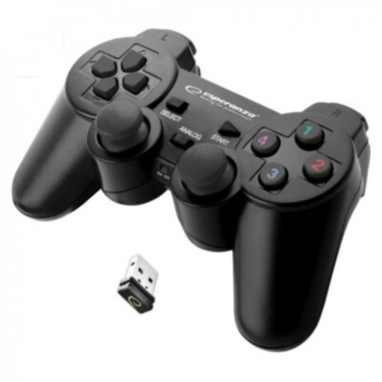 Esperanza 2.4ghz Wireless Vibration Gamepad Pc/ps (EGG108K) (ESPEGG108K)
