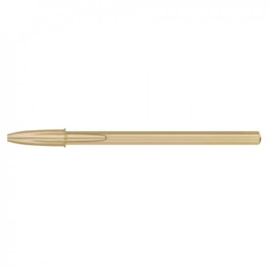 BIC Cristal Original Pen Ballpoint Gold 1.0mm (302522) (BIC302522)