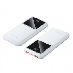 VENTION 10000mAh Power Bank (Micro-USB + USB-C + USB-A + USB-A) 22.5W White LED Display Type (FHKW0) (VENFHKW0)