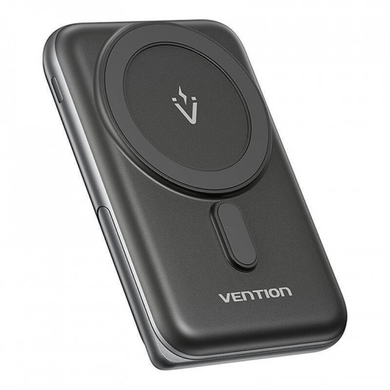 VENTION 10000mAh Magnetic Wireless Power Bank (USB-C + Wireless) 20W Black (FHNB0) (VENFHNB0)