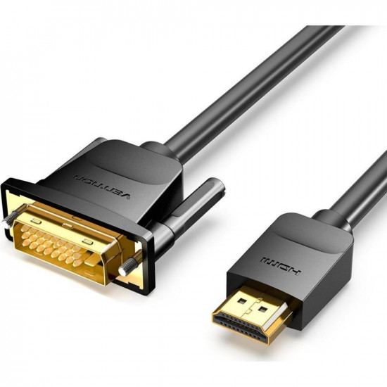 VENTION HDMI to DVI Cable 1M Black (ABFBF) (VENABFBF)