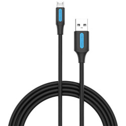 VENTION USB 2.0 A Male to Micro B Male 3A Cable 1M Black (COLBF) (VENCOLBF)