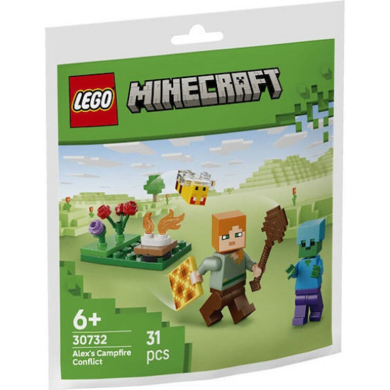 Lego Minecraft Alex's Encounter At The Campfire (Polybag) (30732) (LGO30732)