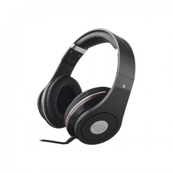 Esperanza Headphones Audio Stereo Eh141k Renell Black (EH141K) (ESPEH141K)