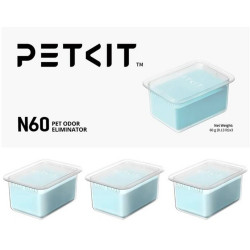PETKIT Accessory - Pet Odor Eliminator N60 3 pcs for Purobot Ultra, Max Pro, Max Pro 2, Max 3, Max 3 Premium & Crystal Duo (P9224) (PTKP9224)