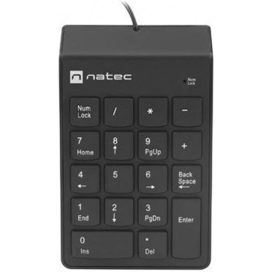NATEC Goby 2 USB Numeric Keypad - Black (NKL-2022) (NTCNKL-2022)
