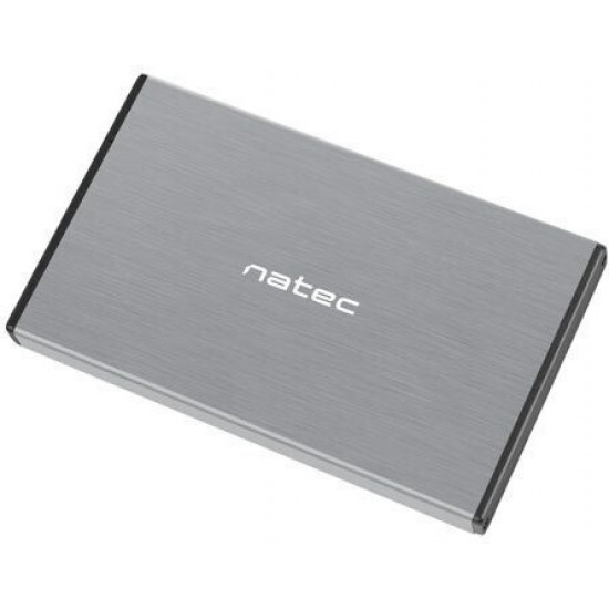 NATEC Rhino Go 2.5 SATA HDD/SSD Enclosure USB 3.0 - Grey (NKZ-1281) (NTCNKZ-1281)