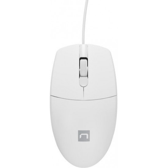 NATEC Ruff 2 Optical Mouse 1000 DPI - White (NMY-1988) (NTCNMY-1988)