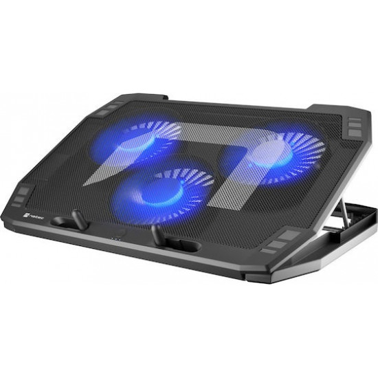 NATEC Oriole Laptop Cooling Pad 15.6-17.3 with 3 Fans, LED & 2x USB Ports (NPL-1926) (NTCNPL-1926)