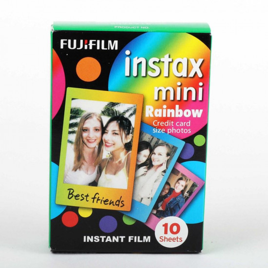 Fujifilm Color Instax Mini Instant Φιλμ (10 Exposures) Rainbow (16276405) (FJM16276405)