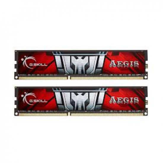 G.Skill Aegis DDR3 16GB RAM με 2x8GB Modules και Ταχύτητα 1600 για Desktop (F3-1600C11D-16GIS)