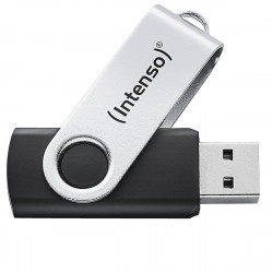 INTENSO Office Line 64GB USB Stick 3.2 Silver-Black (3543490) (INTE3543490)