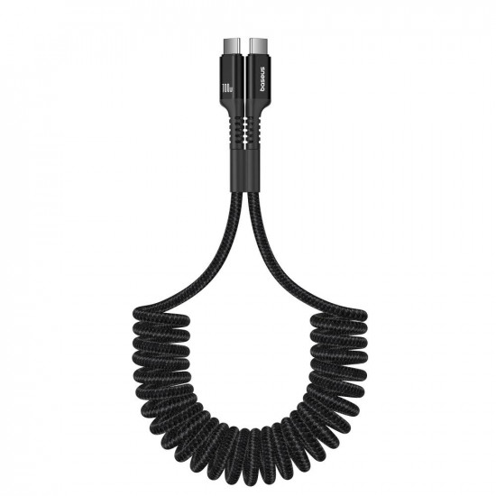 Baseus Fast Charging Cable USB-C to USB-C Fish-Eye 100W 1m Black (P10320203111-00) (BASP10320203111-00)