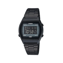 Casio Vintage Edgy Ψηφιακό Ρολόι Μπαταρίας με Μαύρο Μεταλλικό Μπρασελέ (B640WBG-1BEF) (CASB640WBG1BEF)