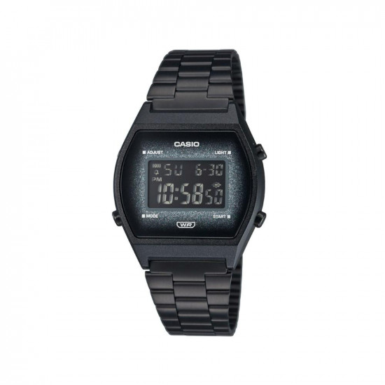 Casio Vintage Edgy Ψηφιακό Ρολόι Μπαταρίας με Μαύρο Μεταλλικό Μπρασελέ (B640WBG-1BEF) (CASB640WBG1BEF)