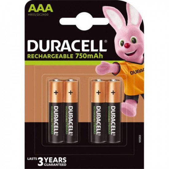 Duracell Recharge R03 AAA 750 mAh Rechargeable battery (blister) (DUR17069)