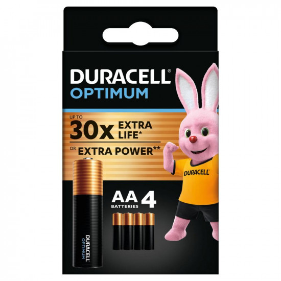 Duracell OPTIMUM LR6 AA Alkaline Battery (blister) (DUR19534)