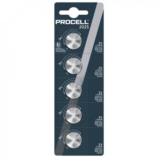 Duracell Procell CR2025 lithium batteries (DUR20200)