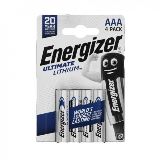 Energizer L92 Ultimate Lithium R03 AAA Photo Battery (ENE3540)