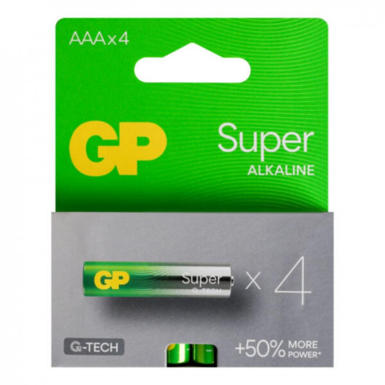 GP Super Alkaline G-TECH LR03 / AAA alkaline battery (GPB20333)