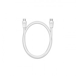 Καλώδιο MediaRange Coax Plug/Coax Socket, 75 Ohm, 1.5M., White (MRCS162)