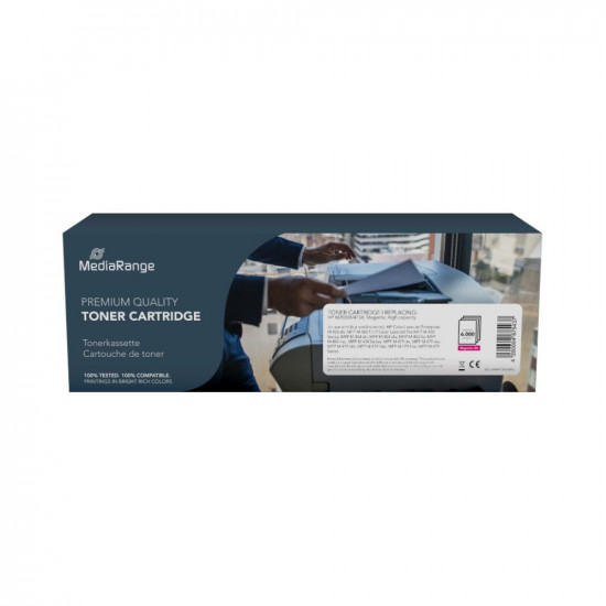 MediaRange Toner Cartridge for printers using HP® W2033X/415X High Capacity Magenta (MRHPT2033MXL)