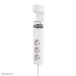 Neomounts VOLT Desk Clamp socket with Quick-charge USB Ports, 3x type-F 230V, 1x USB-A 18W, 2x USB-C 20W (DS22-840BL6) (NEODS22-840BL6)