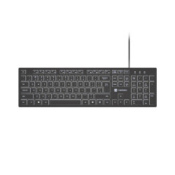 Natec Keyboard Herring Glow Us White Backlight (NKL-2342) (NTCNKL-2342)
