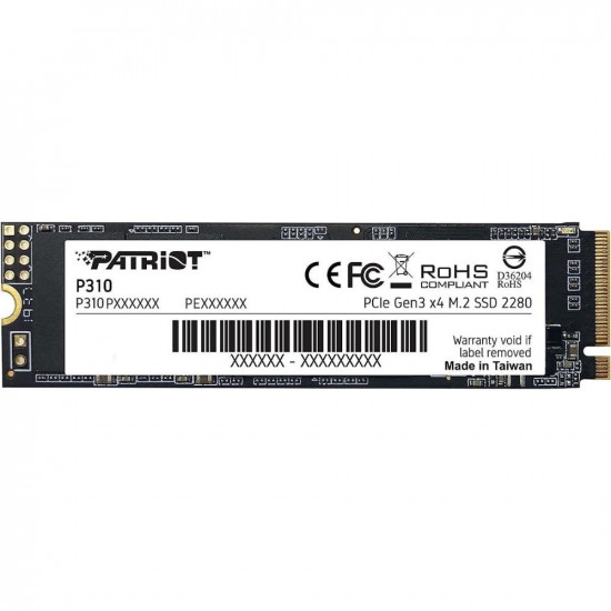 Patriot P310 240 GB PCIe 3.0 x4 NVMe 1.3 M.2 2280 (P310P240GM28) (PATRP310P240GM28)