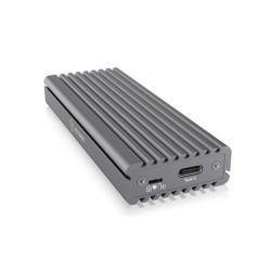 RaidSonic ICY BOX Θήκη για Σκληρό Δίσκο M.2 PCI Express NVME με σύνδεση USB 3.1 Type-C σε Γκρι χρώμα (IB-1817M-C31) (RSCIB-1817M-C31)