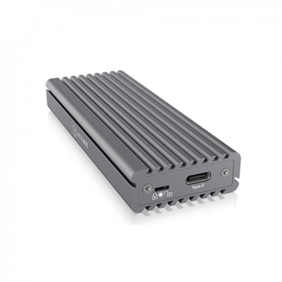 RaidSonic ICY BOX Θήκη για Σκληρό Δίσκο M.2 PCI Express NVME με σύνδεση USB 3.1 Type-C σε Γκρι χρώμα (IB-1817M-C31) (RSCIB-1817M-C31)