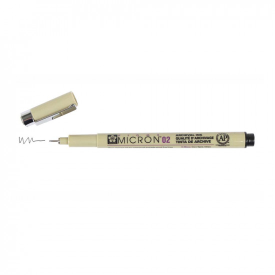 Sakura Μαρκαδόρος Pigma 02 49 0.3mm Μαύρο (XSDK0249) (SAKXSDK0249)
