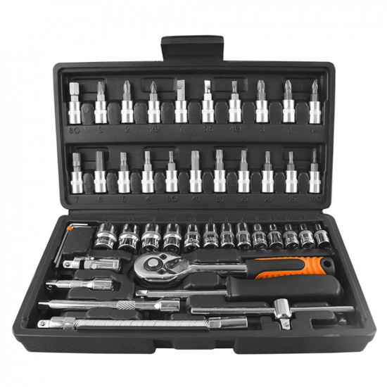 Shind Σετ Καρυδακια 1/4'' 46τεμ. (SHI-31513) (SHI31513)