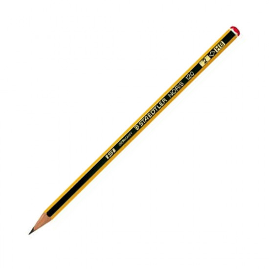 Μολύβι Ξύλινο STAEDTLER Noris 120  HB (Μαύρο) (120-2) (STAE1202HB)