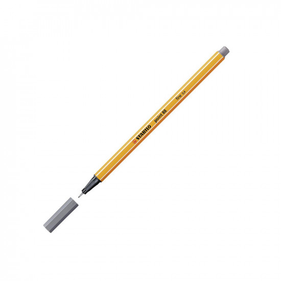 Μαρκαδόρος Σχεδίου STABILO Point 88 0.4 mm (Dark Grey) (88/96)