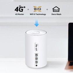 TP-Link 4G+ AX1500 Whole Home Mesh WiFi 6 Gateway (DECO X10-4G(1-PACK) (TPDECOX204G-1PACK)