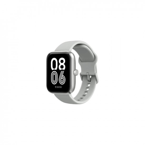 ttec Tempus 47 mm Rectangular Case Smartwatch Silver (2S09WGM) (TTEC2S09WGM)