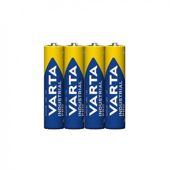 Varta Industrial Pro Αλκαλικές Μπαταρίες AAA LR03 1.5V 4τμχ (4003) (VART4003)