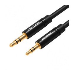 VENTION 3.5mm Male to 2.5mm Male Audio Cable 1.5M Black Metal Type (BALBG) (VENBALBG)