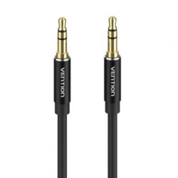 VENTION 3.5mm Male to Male Audio Cable 2M Black Aluminum Alloy Type (BAXBH) (VENBAXBH)