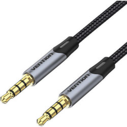 VENTION Cotton Braided 3.5mm TRS Male to Male Audio Cable 1M Green Copper Type (BAYGF) (VENBAYGF)