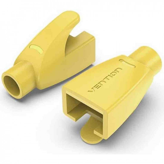 VENTION RJ45 Strain Relief Boots Yellow PVC Type 50-Pack (IODY0-50) (VENIODY0-50)