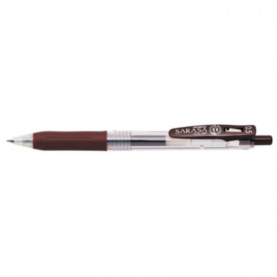 Zebra Sarasa Clip Gel Pen 0.5 Καφέ (ZB-35136) (ZEB35136)